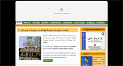 Desktop Screenshot of gangasteel.com